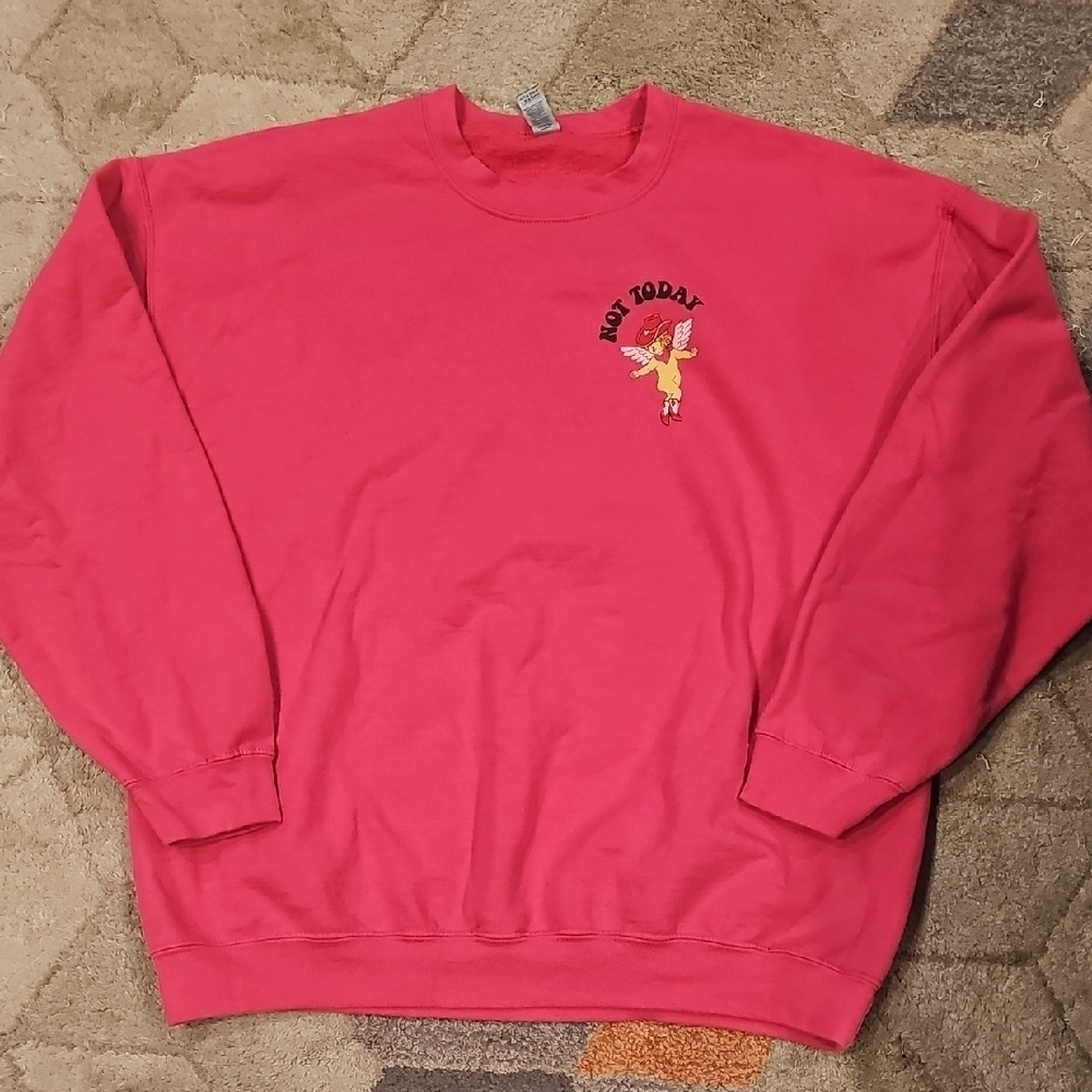 Gildan Not Today Cupid Graphic Sweatshirt